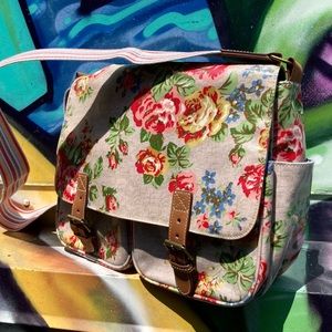 Cath Kidston Leather Trimmed Messenger
